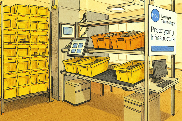 Render of prototype infrastructure